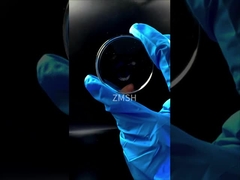 Ζαφείρινο Οπτικό Παράθυρο Προσαρμόσιμο 99,99% Al2O3 Υψηλή διαφάνεια για παράθυρα λέιζερ