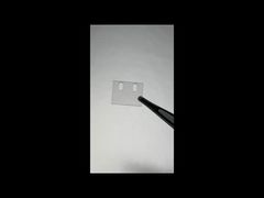 Προσαρμοσμένο Τετράγωνο Οπτικό Παράθυρο Ζαφειριού με Διάτρητη Οπή