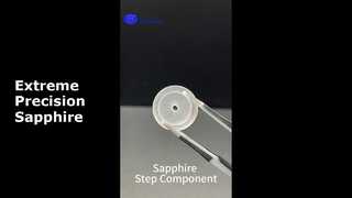 Custom Sapphire Step Component – ​​Οπτικό & Μηχανικό Εξάρτημα Υψηλής Ακρίβειας για Ημιαγωγούς και Ινδού