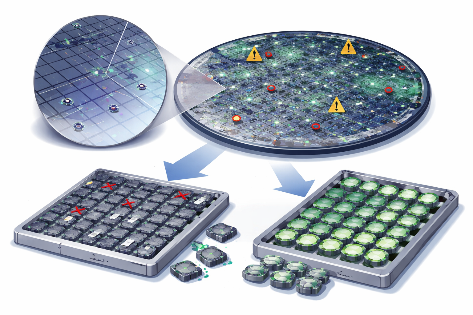Τελευταία εταιρικά blogs για Πώς η πυκνότητα ελαττώματος στα υπόστρωμα SiC επηρεάζει άμεσα την απόδοση της συσκευής