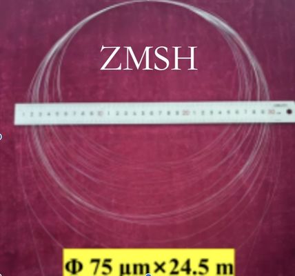 Αγορά Ζαφείρινη ίνα 75um 100um Υψηλή κάμψη Λάιζερ υψηλής ισχύος Ευρύ μήκος κύματος Οπτική επικοινωνία ηλεκτρονική κατασκευή