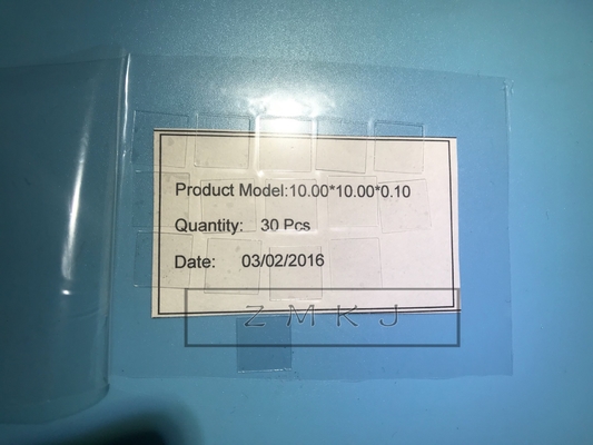 Αγορά Τετραγωνικά γκοφρέτα σαπφείρου/γυαλί κρυστάλλου σαπφείρου 10x10mm 5x5mm για τον οπτικό φακό ηλεκτρονική κατασκευή