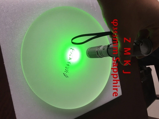 Αγορά Διπλή γυαλισμένη πλευρά διάμετρος φ350mm μεγέθους συνήθειας παραθύρων σαπφείρου οπτική ηλεκτρονική κατασκευή