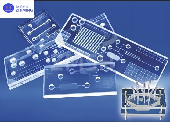 Αγορά Μικρορευστειακό υποστρώμα γυάλινου chip οπτικά διαφανές πλακάκι επεξεργασία υψηλής ακρίβειας προσαρμογή BF33 JGS1 JGS2 Ζαφείρινο Κουάρτζιο Corning Glass ηλεκτρονική κατασκευή