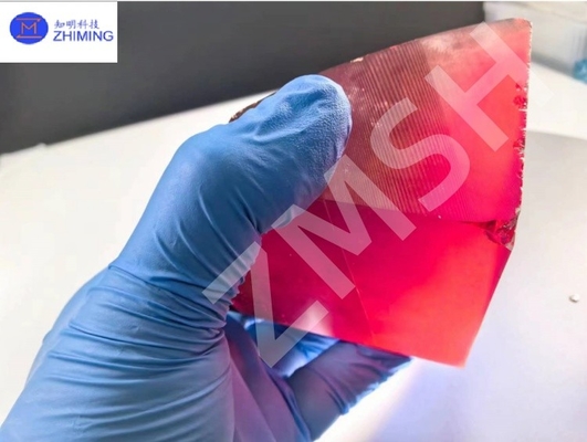 Αγορά Εργαστηριακά καλλιεργημένο ακατέργαστο ζαφείρι Ροζ-πορτοκαλί Paparadscha Al2O3 Μοναδικό κρύσταλλο Υψηλή σκληρότητα ηλεκτρονική κατασκευή