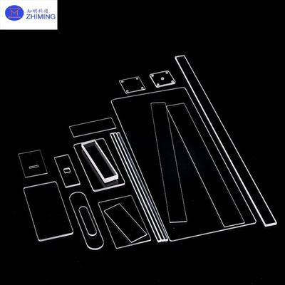 Αγορά Κουάρτζινο γυαλί οπτικών διαστάσεων για παράθυρα Προσαρμοσμένες πλάκες πυριτίου SiO2 Κρυστάλλιο JGS1 / JGS2 ηλεκτρονική κατασκευή