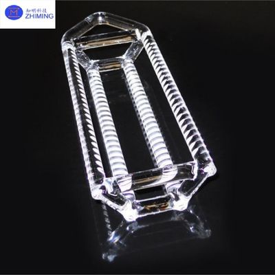 Αγορά Πλοία από χαλαζία, Σκάφος από συντηγμένο πυρίτιο SiO₂≥99.99% Τραχύτητα επιφάνειας Ra≤0.1μm Φορέας δίσκων ηλεκτρονική κατασκευή