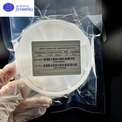 Αγορά 4-ιντσών C-Plane SSP Ζαφειριένιο Wafer για GaN / III-Νιτρίδιο Επιταξία ηλεκτρονική κατασκευή