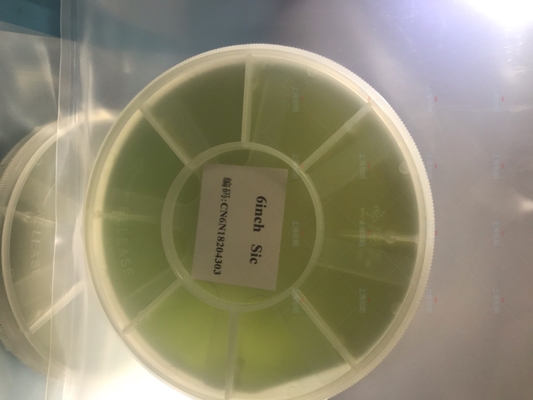 Αγορά ΠΛΑΣΤΟΣ πρωταρχικός βαθμός γκοφρέτα 0.5mm καρβιδίου SIC του πυριτίου 6inch υποστρώματα πάχους 0.35mm DSP 4H-N/semi ηλεκτρονική κατασκευή