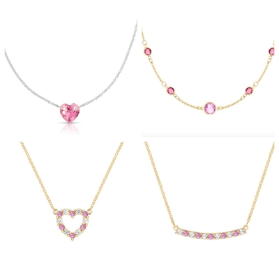 Pink Synthetic Sapphire Al2O3 Raw Materials Jewelry Industry High Hardness Mohs Hardness 9 Elaborate Processing