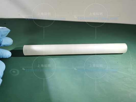 Rough Blank Transparent Sapphire Tube 220mm Length
