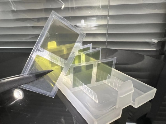 4h-ΗΜΙ 4h-ν SIC γκοφρέτα 10 X 10 X 0.5mm καρβιδίου του πυριτίου 2sp