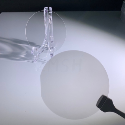 4inch πάχος 0.1mm 0.15mm 0.2mm γυαλιού χαλαζία γκοφρετών σαπφείρου SSP