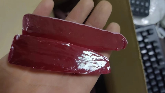 Εργαστήριο δημιουργήθηκε KY Verneuil Ruby No.5 Half Boule Cr Dopped Gemstone πρώτος υλικό